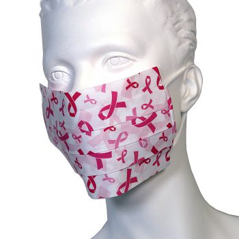 Pink Ribbon MNS-Maske